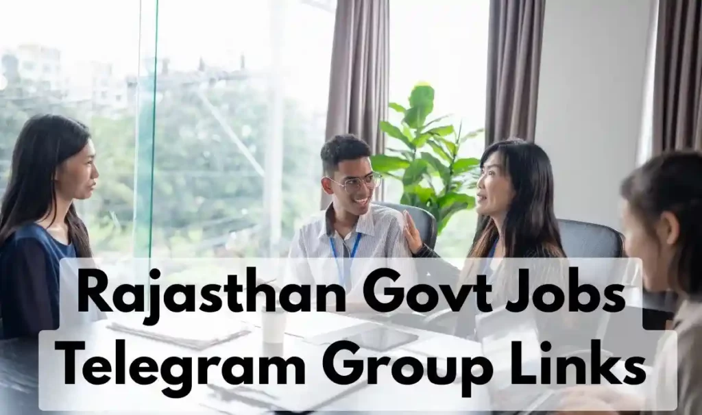 Rajasthan Govt Jobs Telegram Group Links & Channels