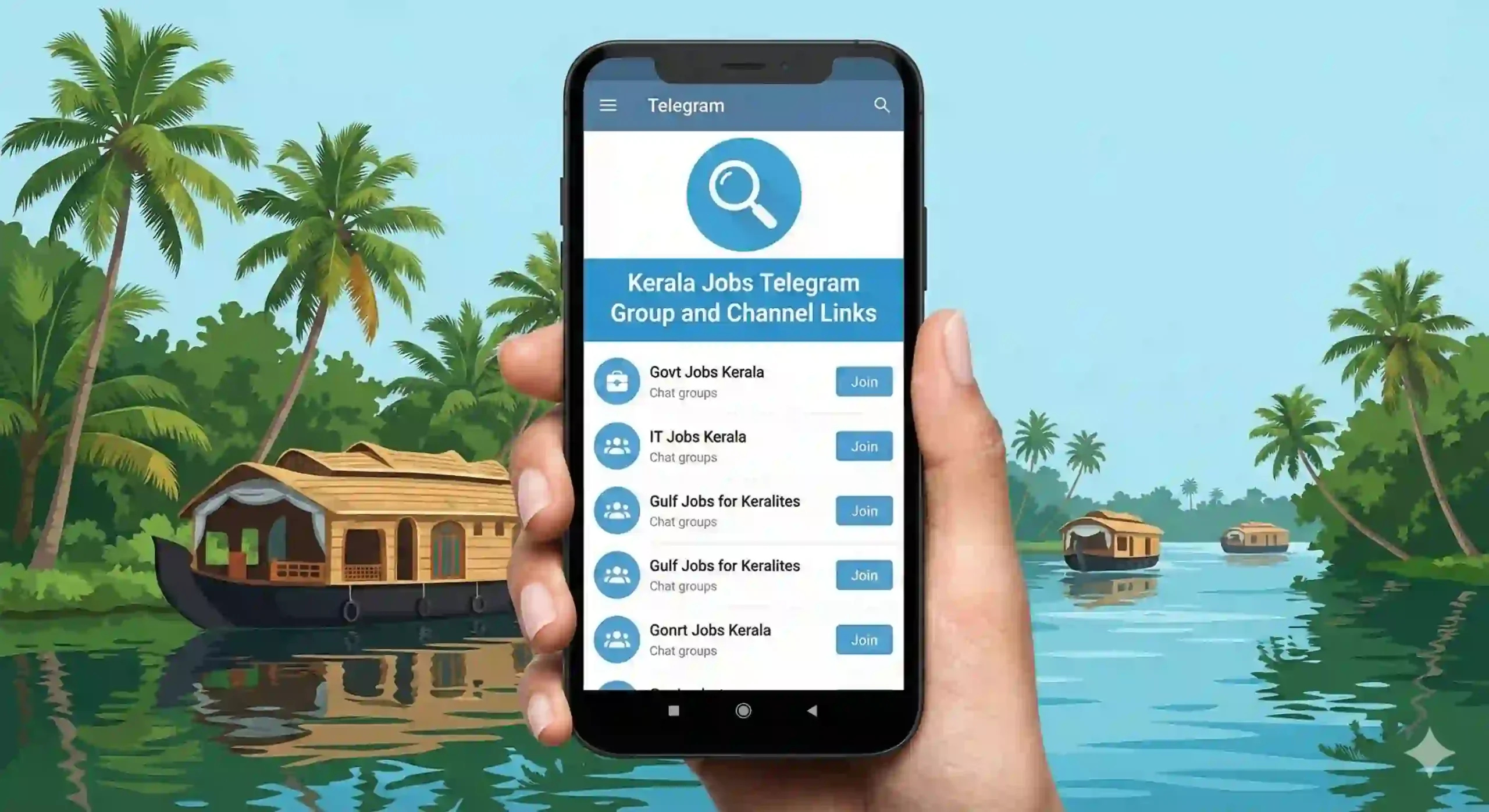 Kerala Jobs Telegram Group Links and Channels
