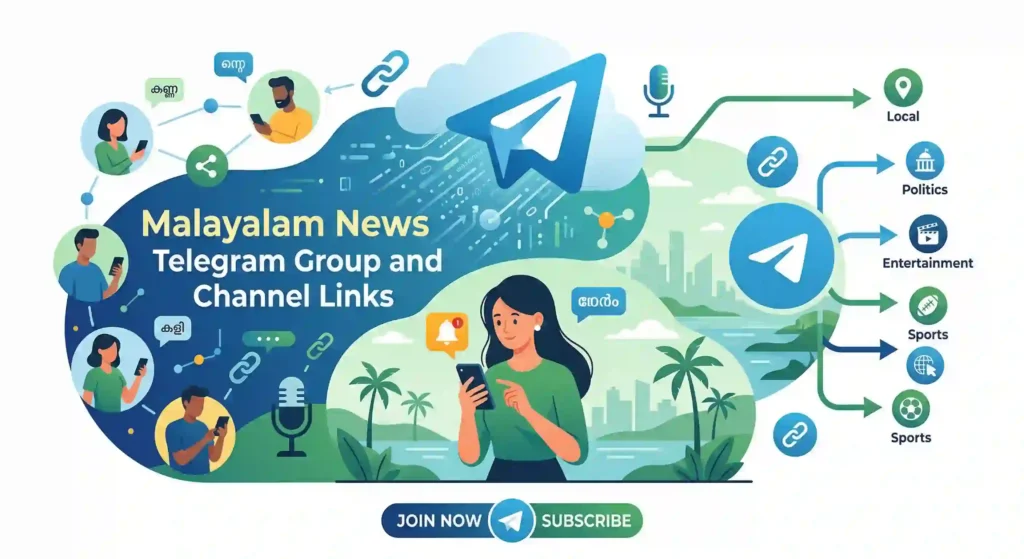 Kerala Malayalam News Telegram Group & Channel Link
