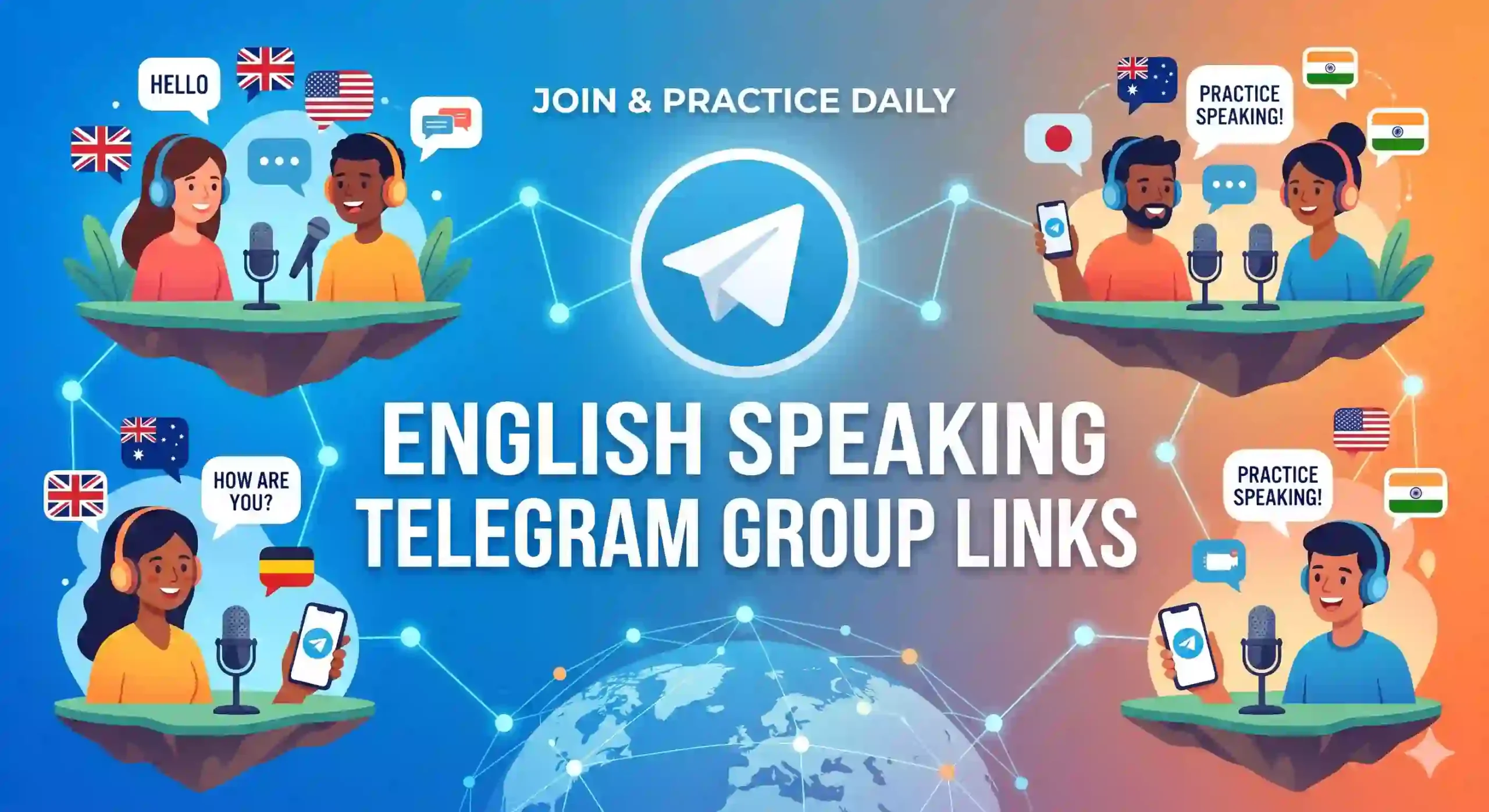 English Speaking Telegram Group Links & Channels